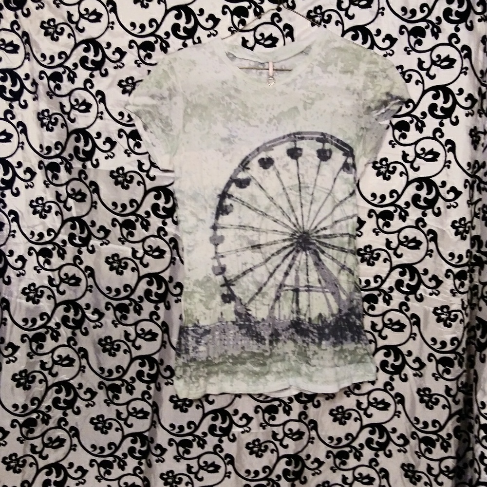 Watercolor Ferris Wheel Tee